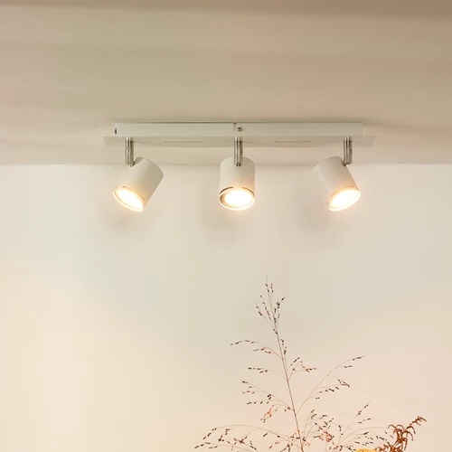 Lucide RILOU - Deckenstrahler - LED Dim. - GU10 - 3x5W 3000K - Weiß - Atmosphäre 1